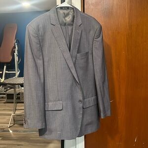 Mens Grey Suit 46R Jacket / 40R pants